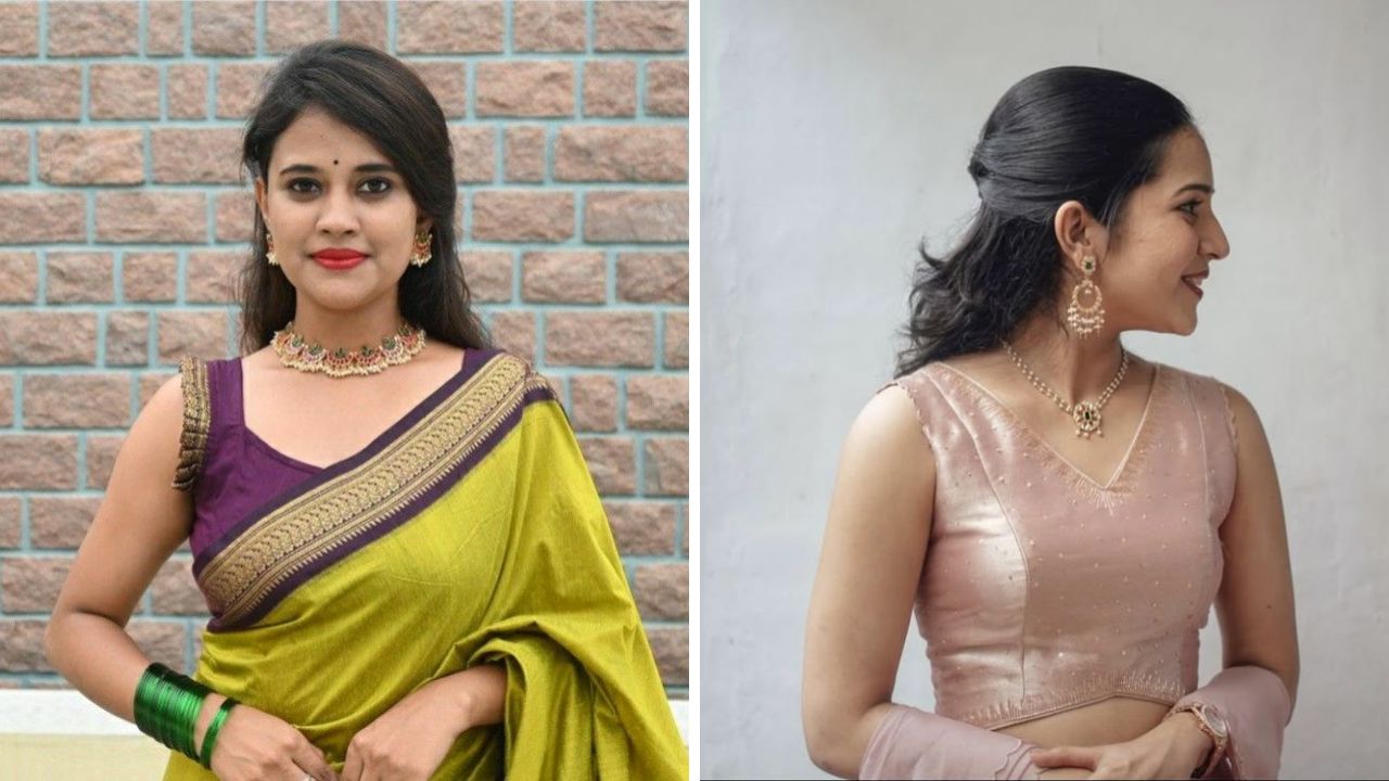 ऑफिस किंवा इतर वेळी बाहेर जाताना तुम्ही या पद्धतीचे स्टयलिश स्लिव्ह्जलेस ब्लाऊज घालू शकता. यामुळे तुम्हाला चारचौघांमध्ये लाजिरवण्यासारखे वाटणार नाही. 