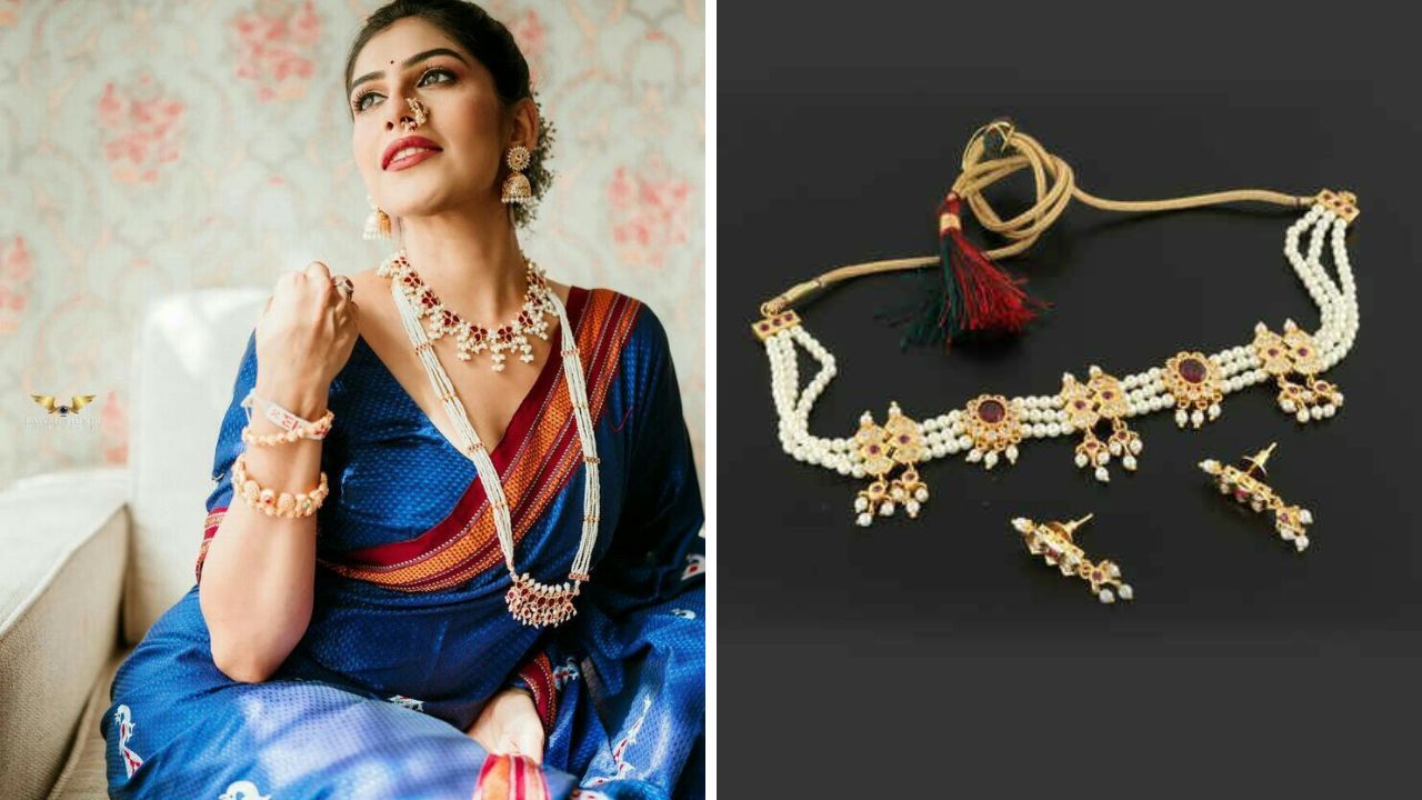 पूर्वीच्या काळी चिंचपेटी फक्त मोत्याची बनवली जात होती. मात्र हल्ली यामध्ये अनेक बदल झाले आहेत. स्टोनवर्क केलेली चिंचपेटी परिधान करू शकता.