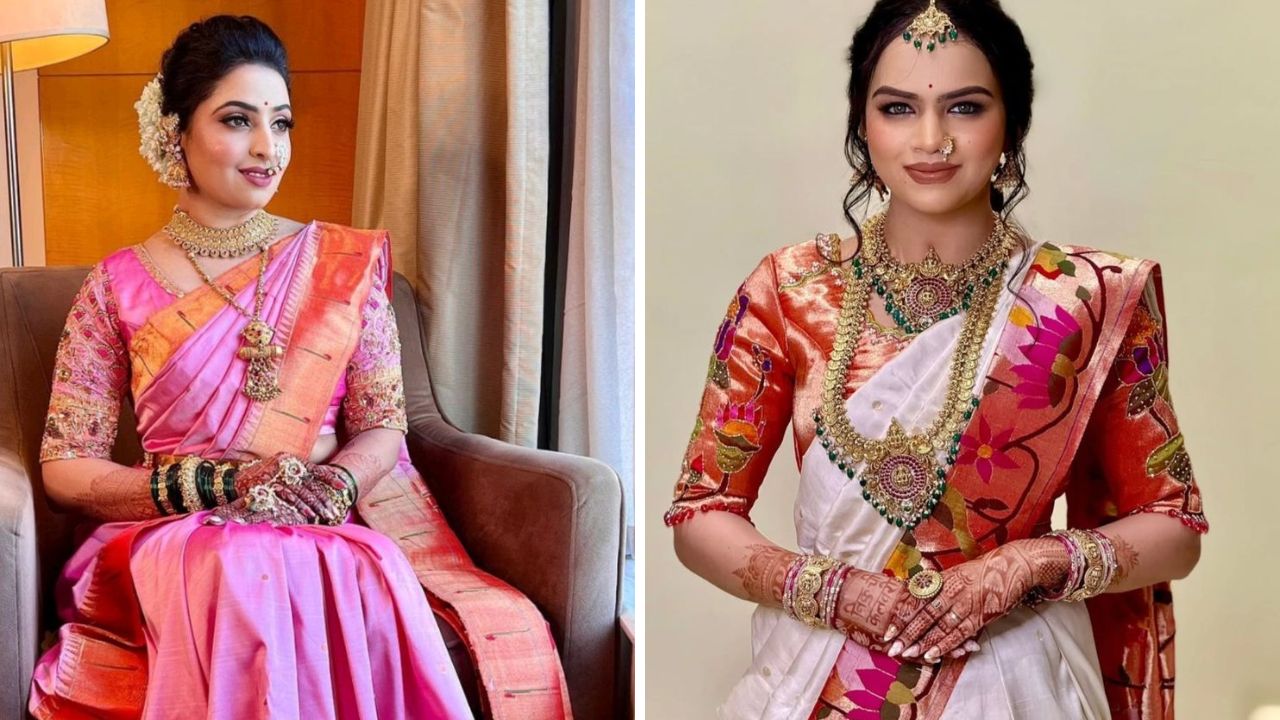 आपल्यातील अनेक महिलांना अतिशय फिकट रंगाच्या साड्या नेसायला खूप आवडतात. त्यामुळे पैठणी साडीमधील हे रंग तुम्ही ट्राय करू शकता. 