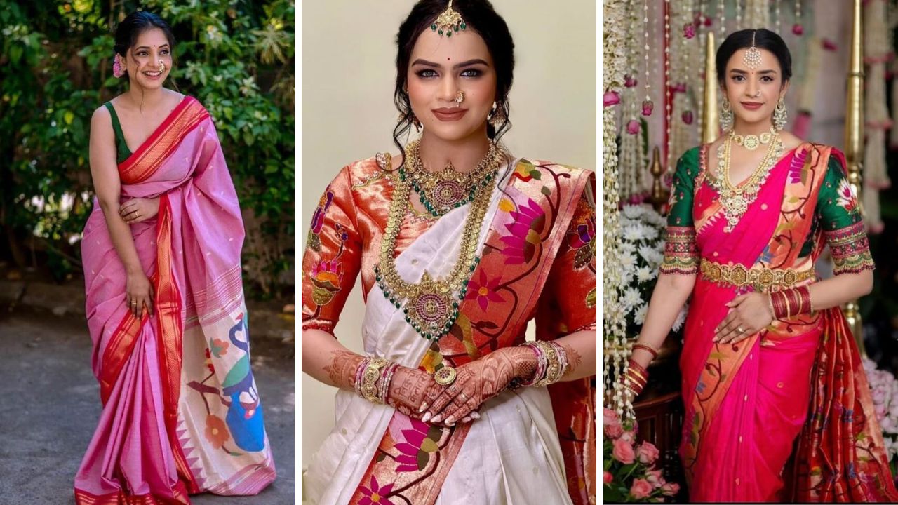 गुढीवपाडव्याला पैठणी साडी नेसायची आहे? नक्की ट्राय करून पहा 'हे' ट्रेंडिंग रंग