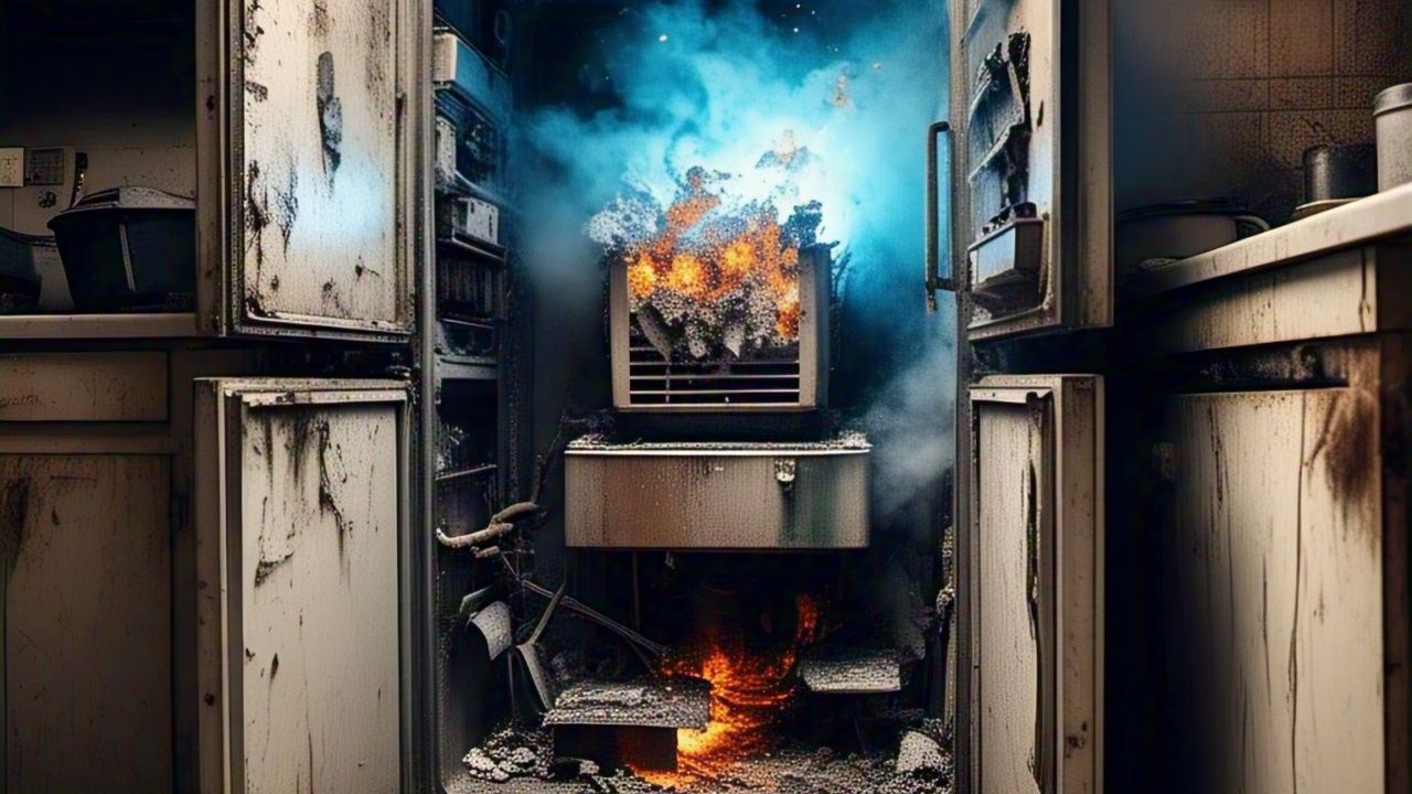रेफ्रिजरेटर योग्य व्होल्टेजवर चालविण्यासाठी स्थिर वीजपुरवठा आवश्यक आहे. सदोष वायरिंग किंवा सैल कनेक्शनमुळे स्पार्किंग आणि शॉर्ट सर्किट होऊ शकतात ज्यामुळे फ्रीजचा स्फोट होऊ शकतो. हे टाळण्यासाठी, वेळोवेळी वायरिंग तपासा आणि निकृष्ट दर्जाचे आणि स्वस्त वायरिंग वापरणे टाळा.
