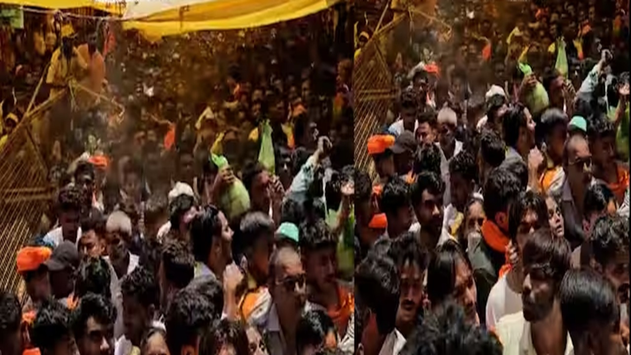 Saptashrungi Stampede Nashik Saptashrungi Gad Stampede Situation Big Crowd Of Devotees For Chaitrotsav Mandir Administration Poor Planning