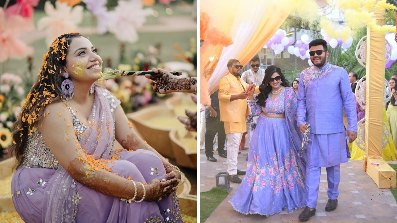 लव्हेंडर रंगाचे सगळेच शेड्स कोणत्याही रंगावर अतिशय उठावदार आणि सुंदर दिसतात. लव्हेंडर रंगाच्या लेहेंग्यामध्ये तुम्ही खूप जास्त स्टयलिश आणि हटके लुक दिसेल. 