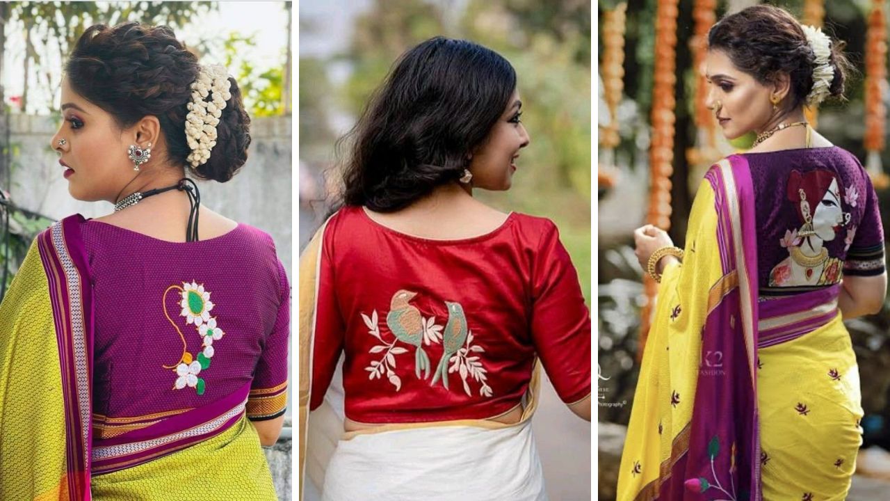 पारंपरिक खणाच्या ब्लाऊजला द्या मॉर्डन टच!