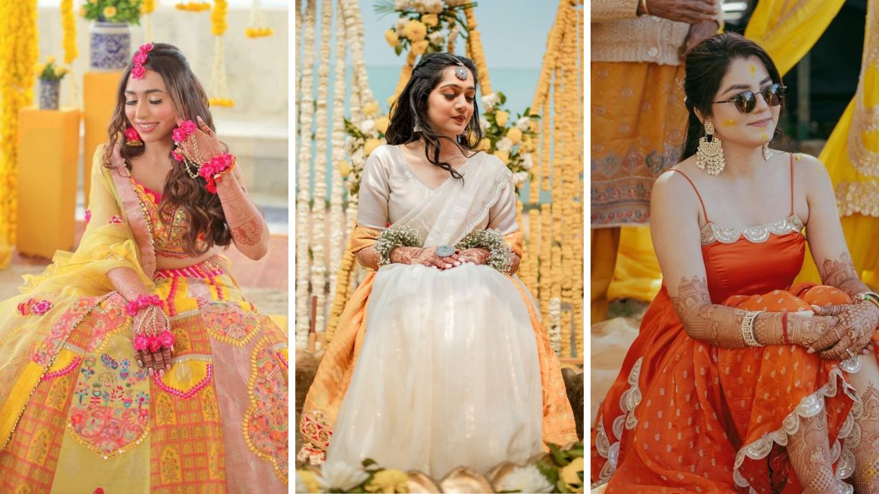 हळदीमध्ये दिसेल स्टयलिश लुक!