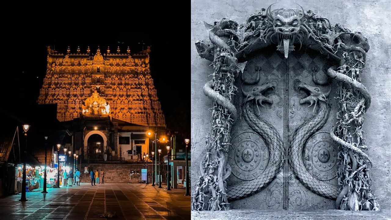 पद्मनाभस्वामी मंदिराचा 7 वा रहस्यमयी दरवाजा, मंत्रांनी बांधलेला असून नाग करतात याचे रक्षण; उघडता क्षणीच...