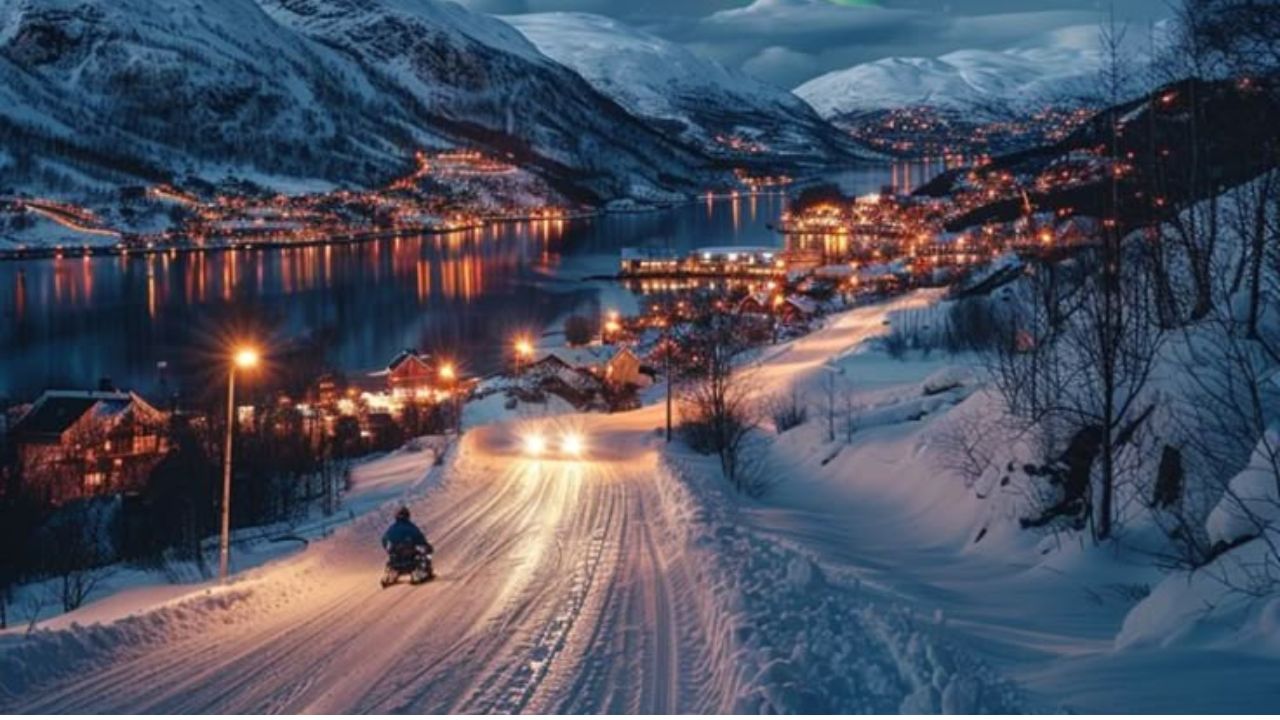 येथील नाॅर्दन लाइट्स (Northern Lights) एक अद्भूत अनुभव आहे, जो पाहण्यासाठी लोक येथील नॉर्वेजियन ट्रोम्सो शहरात येतात. या लाइटंसना बोरियालिस असेही म्हटले जाते. नोव्हेंबर ते फेब्रुवारी हा काळ या लाइट्स पाहण्याचा सर्वाेत्तम वेळ आहे. याकाळात नाॅर्वेमध्ये रात्र फार लांब असते 
