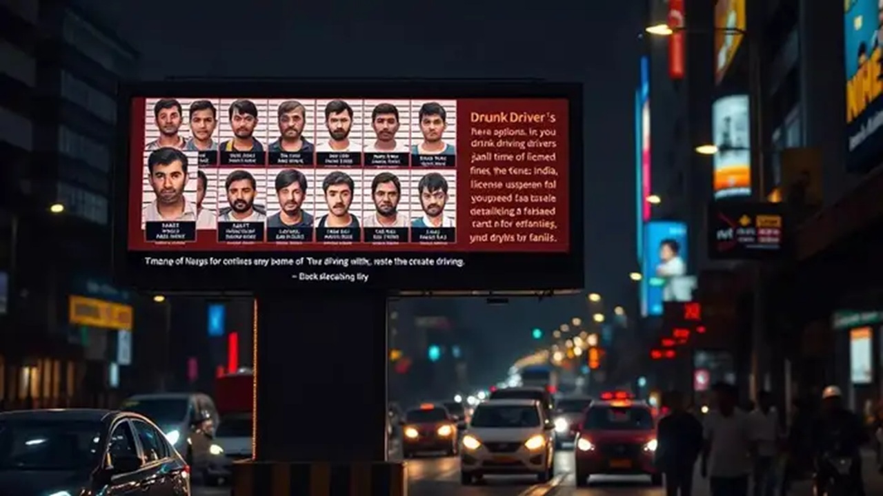 Mumbai Drunk Driving : दारू पिऊन गाडी चालवताय? मग वेळीच सावध व्हा; अन्यथा तुमचं नाव आणि पत्ता ‘या’ बोर्डावर दिसणार