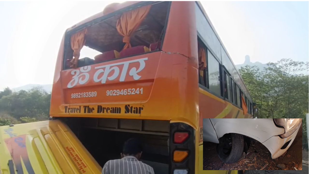 Panvel Accident : कर्नाळा खिंडीमध्ये खासगी बसचा भीषण अपघात, एक ठार तर 26 प्रवासी जखमी