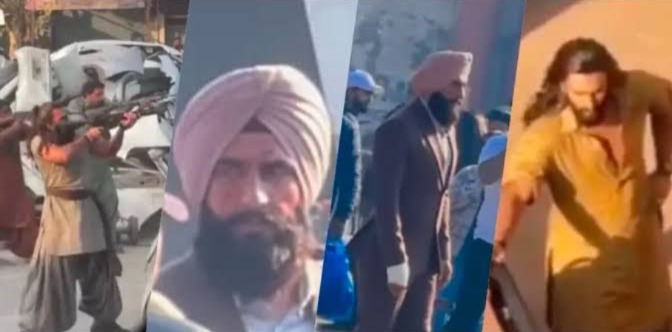 'धुरंधर'चित्रपटाच्या सेटवरील रणवीर सिंगचे फोटोज् लिक, अभिनेता दिसला चार वेगवेगळ्या लूक्समध्ये…