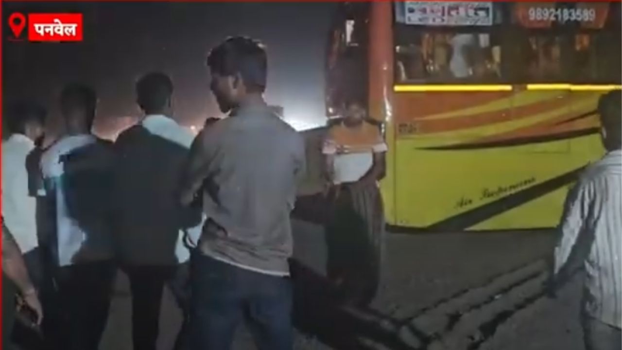 PANVEL : कर्नाळा खिंड बस अपघातात 1 ठार, चालकाला अटक, आमदार प्रशांत ठाकूर यांची भेट