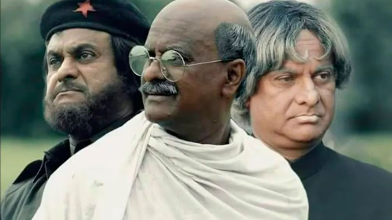 या यादित सर्वात प्रथमस्ठानी 2018 मध्ये प्रदर्शित झालेला मल्याळम चित्रपट आरानु नजानचा समावेश आहे. यात जाॅनसन जाॅर्ज याने तब्बल 45 भूमिका साकारत एक वर्ल्ड रेकाॅर्ड बनवला 
