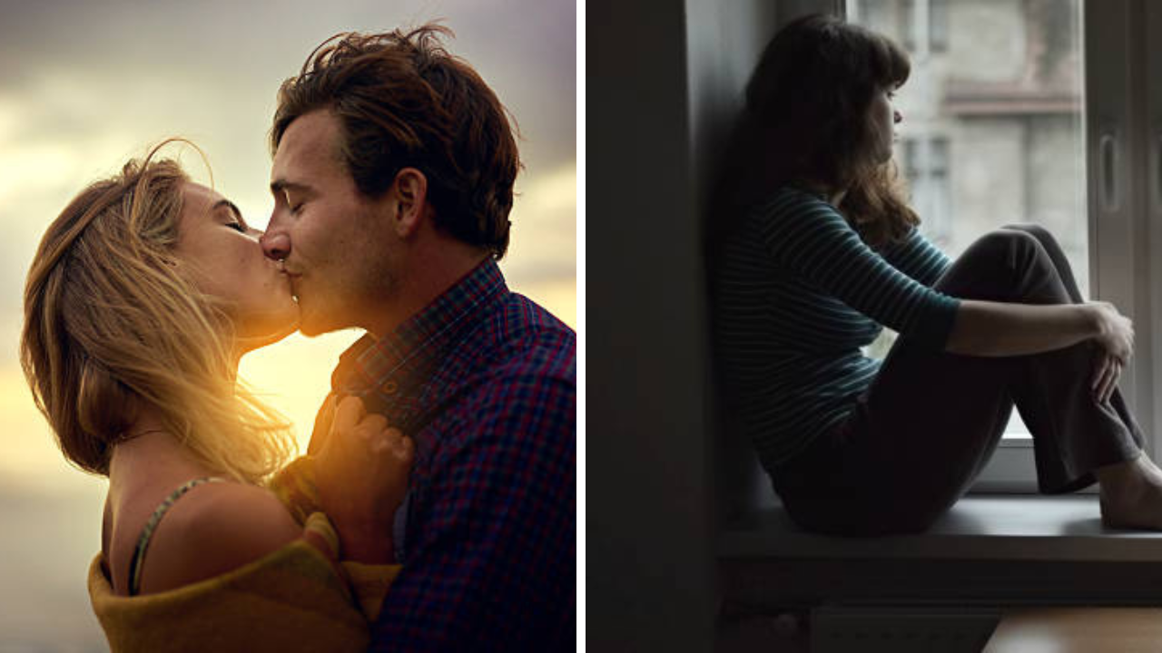 जोडीदाराला Kiss करण्यानेही येईल नैराश्य आणि Anxiety, नव्या रिसर्चमध्ये धक्कादाक खुलासा