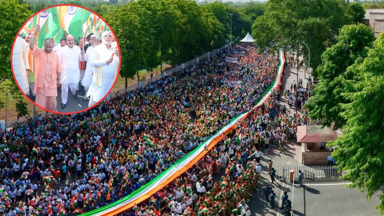 UP CM Yogi Adityanath organized a Bharat Shaurya Tiranga rally for Operation Sindoor success