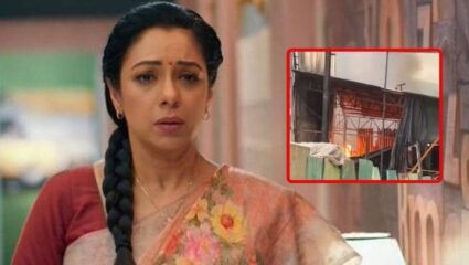 ‘Anupamaa’च्या सेटवर भीषण आग, फिल्म सिटीमध्ये उडाली खळबळ; व्हिडिओ व्हायरल