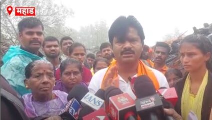 Mahad : नोटीसांच्या पार्श्वभूमीवर रायगडावरील धनगर वस्तीला आमदार पडळकरांचा पाठिंबा