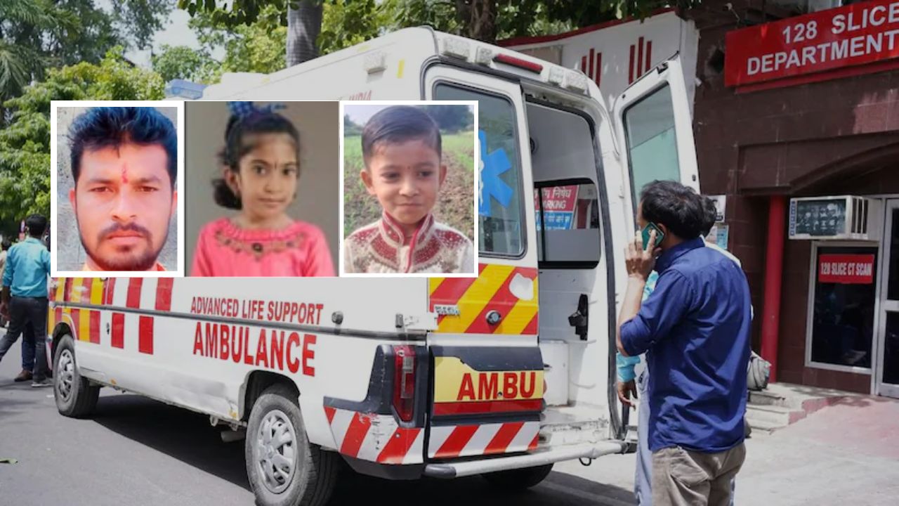 ह्रदयद्रावक! वीजेचा धक्का लागून शेतकरी पित्यासह दोन चिमुकल्यांचा मृत्यू, वरुड गावावर शोककळा