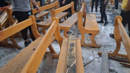 Syria Church Attack : सीरियात चर्चमध्ये भीषण आत्मघाती हल्ला; १५ ठार, १३ गंभीर जखमी