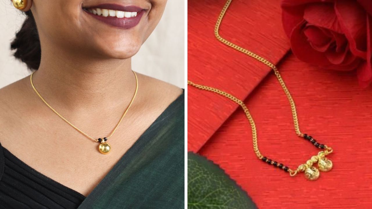 लग्नात प्रामुख्याने वाटी मंगळसूत्र घातले जाते. पूर्वीच्या काळापासून ते आत्तापर्यंत वाटी मंगळसूत्राला विशेष महत्व आहे. त्यामुळे सणावाराच्या दिवसांमध्ये तुम्ही या डिझाईनचे मंगळसूत्र परिधान करू शकता. 
