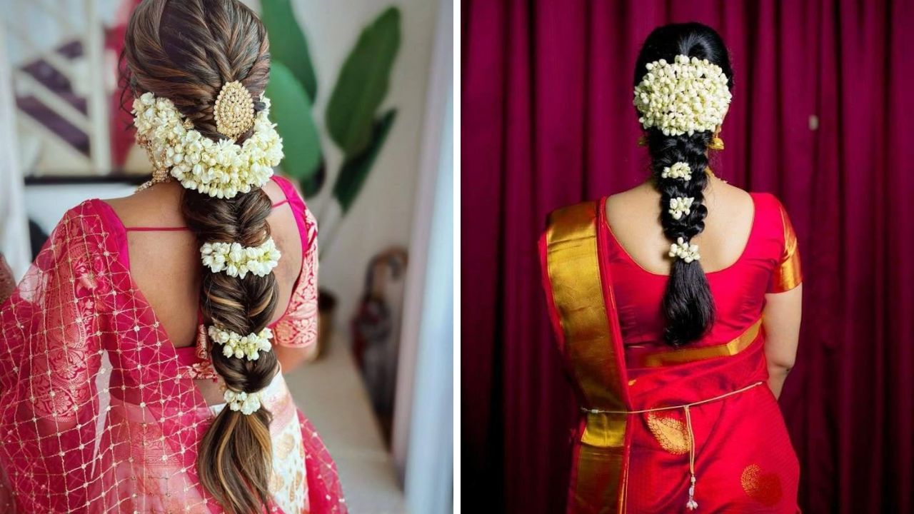 गजरा बनवण्यासाठी अनेक वेगवेगळ्या रंगीत फुलांचा वापर केला जातो. मोगरा, जाई, अबोली किंवा गुलाबाच्या पाकळ्यांचा वापर करून सुंदर आणि भरीव गजरा बनवला जातो. याशिवाय गजरा बनवताना ताज्या फुलांचा वापर करतात. 