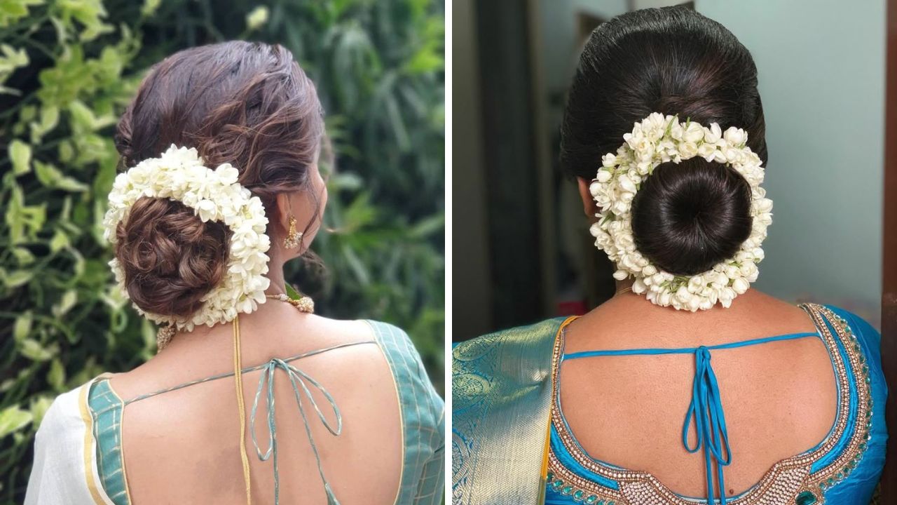 हल्ली सर्वच महिला बनचा वापर करून हेअर स्टाईल करतात. केसांमध्ये बन घालून त्यावर मोगऱ्याचा किंवा चाफेच्या फुलांचा गजरा घातल्यास केस स्टयलिश दिसतील. 