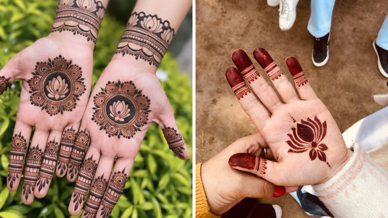 बऱ्याचदा कामाच्या धावपळीमध्ये मेहंदी काढण्यासाठी वेळ मिळत नाही. अशावेळी तुम्ही साधी सोपी मेहंदी हातांवर काढू शकता. या डिझाईनची मेहंदी हातांवर सुंदर दिसते. 