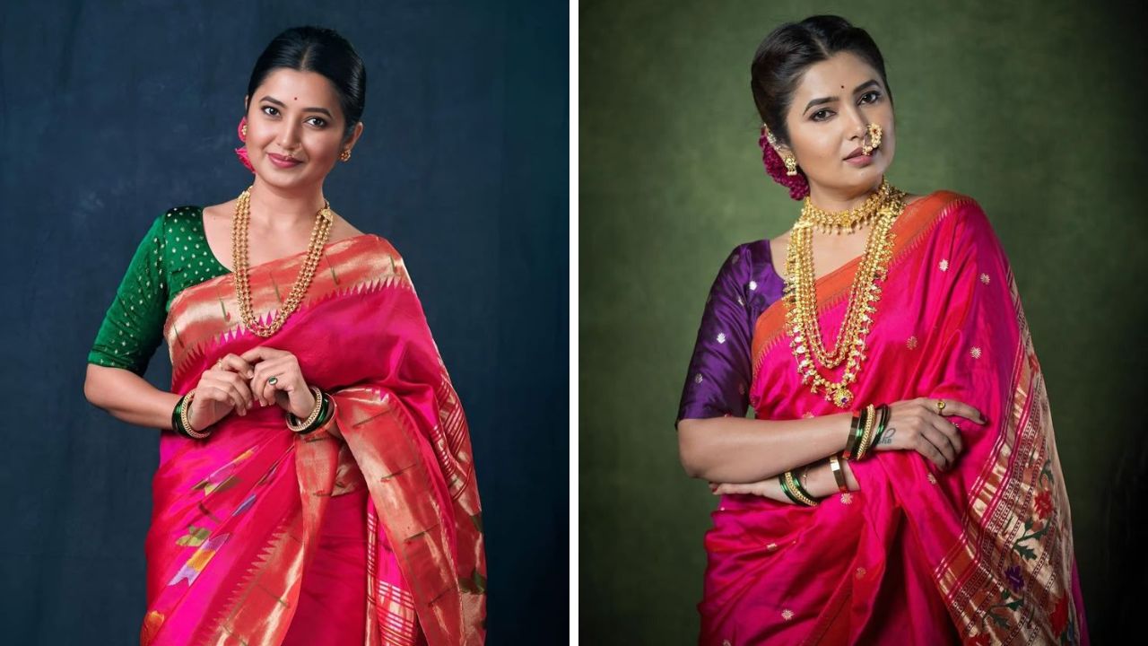 हातमागावर विणण्यात आलेल्या पैठणीवर प्राचीन शैलीचे नक्षीकाम केले जात होते. पूर्वीच्या काळी पैठणी साडी फक्त मोरपंखी रंगात मिळत होती. या साडीच्या पदरावर सोन्याच्या धाग्यांचे विणकाम केले जाते. याशिवाय पैठणी साडी विणायला तब्बल 18 ते 24 महिने एवढा काळ लागत असे. त्यामुळे पूर्वीच्या काळातील राजघराण्यांमधील शाही विवाह सोहळ्यांमध्ये पैठणी साडीला पसंती होती. 