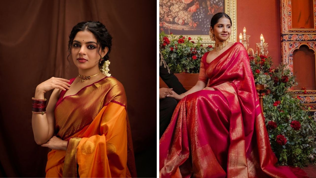 कांजीवरम सिल्क साडी सगळ्यांचं नेसायला खूप आवडते. कारण सिल्क फॅब्रिकमध्ये असलेली सुंदर साडी कोणत्याही सणावाराच्या दिवसांमध्ये अतिशय उठावदार दिसते. या साडीचा काठ असतो. 