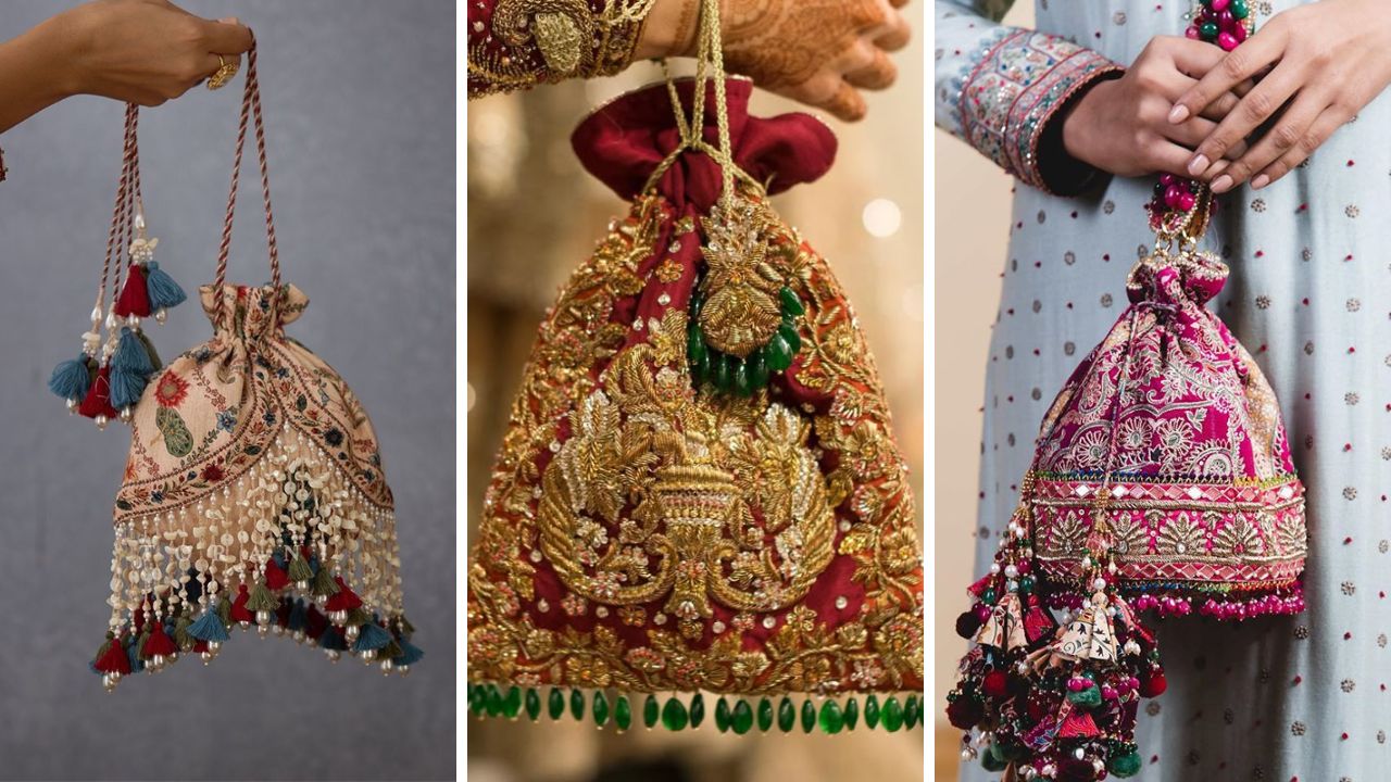 साडीचा लुक होईल अधिक क्लासी आणि रिच, वापरा लेटेस्ट डिझाईन 'पोटली बॅग्ज