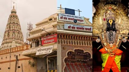 पंढरपुरातील श्री विठ्ठल रुक्मिणी मंदिराला गळती; छतावरून येतंय पाणी