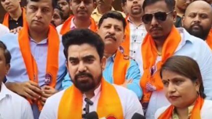Navi Mumbai : मराठी अस्मितेचा विजय साजरा, मनसेने फटाके फोडून केला आनंदोत्सव