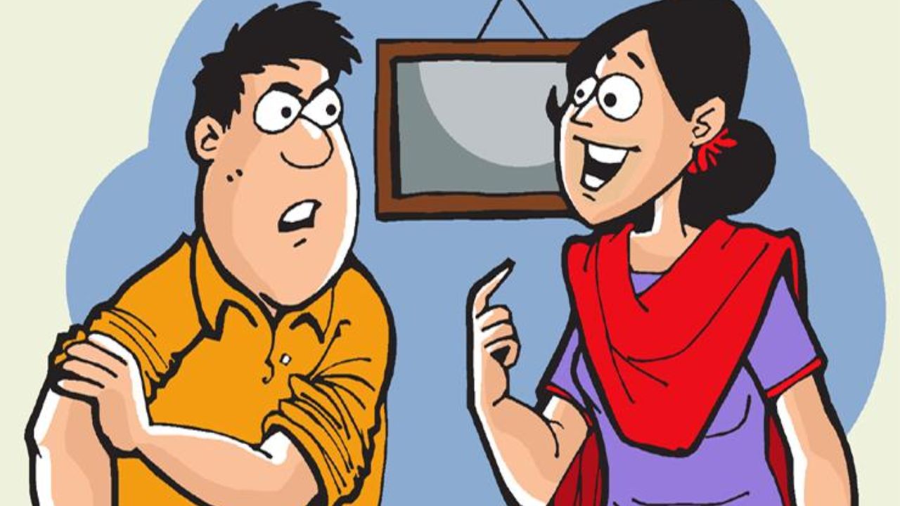 पांचट Jokes: हे बरोबर नाही… माझं प्यायचं आणि दुसऱ्याला जाऊन विकायचं…. नवरा बायकोचं हे संभाषण वाचून हसू आवरता येणार नाही