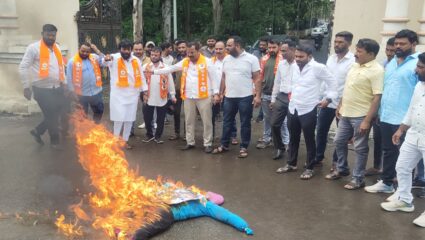 माजी खासदार इम्तियाज जलील यांच्या पुतळ्याचे साताऱ्यात दहन; ‘ते’ वादग्रस्त विधान अंगलट येणार?