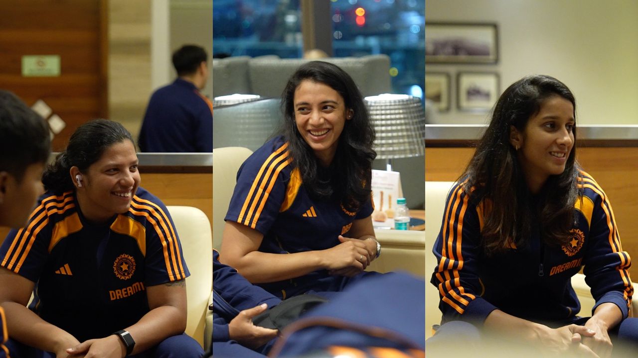 इंग्लड दौऱ्यासाठी भारतीय महिला संघ रवाना. फोटो सौजन्य - BCCI