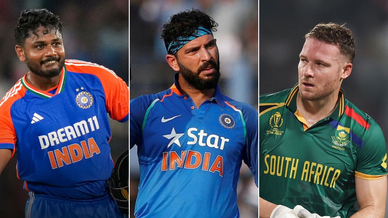 आंतरराष्ट्रीय क्रिकेटमध्ये सलग षटकार ठोकणारे फलंदाज. फोटो सौजन्य – X