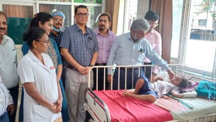 Thane News : सिव्हिल रुग्णालयात  यशस्वी प्लॅस्टिक सर्जरी ; भिवंडीच्या चिमुकलीला मिळाला पुनर्जन्म