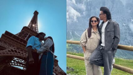 आयफेल टॉवरसमोर अभिजीत सावंतने बायकोला केलं लिपलॉक, वाढदिवशी शेअर केले खास रोमँटिक Photos