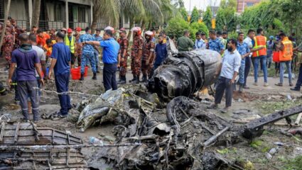 Bangladesh Plane Crash : विमान अपघातातील मृतांच्या संख्येत वाढ; बांगलादेशात एक दिवसाचा राजकीय शोक जाहीर
