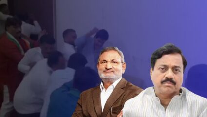 लातूरमध्ये वातावरण तापलं! आक्रमक छावा संघटनेने फाडला उपमुख्यमंत्री अजित पवारांचा फोटो