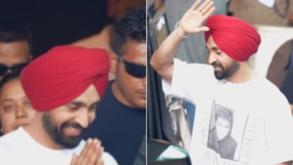 ‘Sardaar Ji 3’ वादानंतर पहिल्यांदाच मीडिया समोर आला दिलजीत, हात जोडून मानले आभार