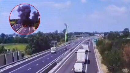 Italy Plane Crash Video: रस्त्यांवरील गाड्यांवरच कोसळले विमान; क्षणार्धात आग अन्…, इटलीत घडला भीषण अपघात