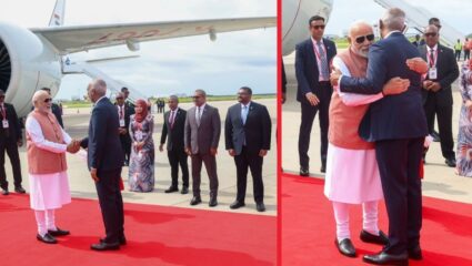 मालदीवचा माज उतरला? पंतप्रधान नरेंद्र मोदींच्या स्वागताला मुइज्जूसह संपूर्ण मंत्रिमंडळ हजर
