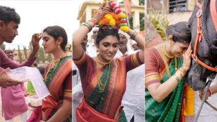 ‘जय जय राम कृष्ण हरी…’ डोईवर तुळस घेऊन पंढरपूरच्या पाय वारीत दंग झाली महाराष्ट्राची आर्ची