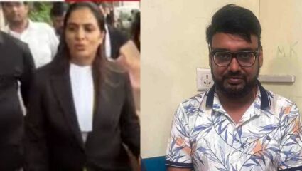 Rohini Khadse : नवऱ्यासाठी बायको उतरली मैदानात; रोहिणी खडसे वकिली कोट घालून कोर्टात दाखल