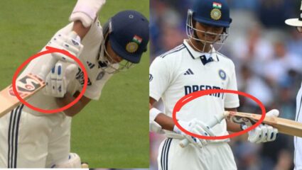 IND vs ENG 4th Test : ख्रिस वोक्सचा तो चेंडू की तोफेचा गोळा? बॅटवर आदळताच झाले दोन तुकडे, जयस्वाल चकित; बॅटचे पहा Video
