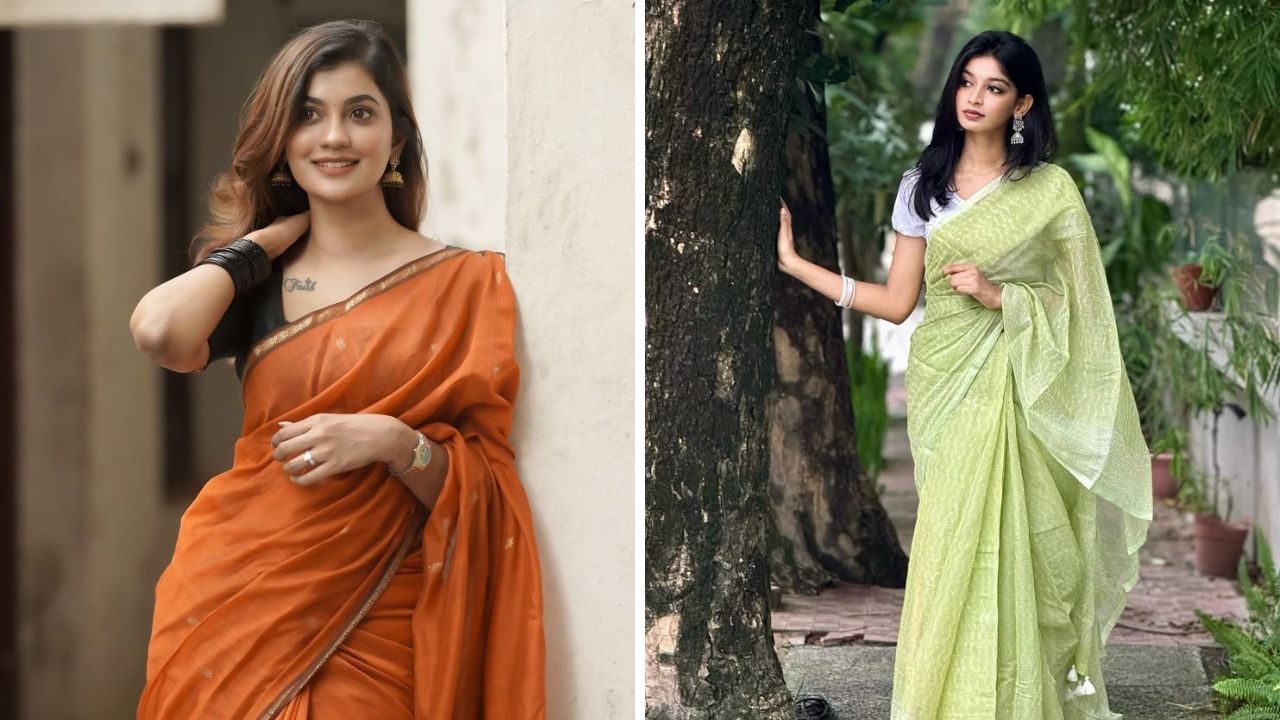 कलमकारी वर्क किंवा साधी डिझाईन असलेली कॉटनची साडी नेसल्यास त्यावर ऑक्सिडाईज दागिने घालावे. ऑक्सिडाईज दागिने कॉटनच्या साडीवर खूप उठावदार आणि सिंपल लुक देतो. 