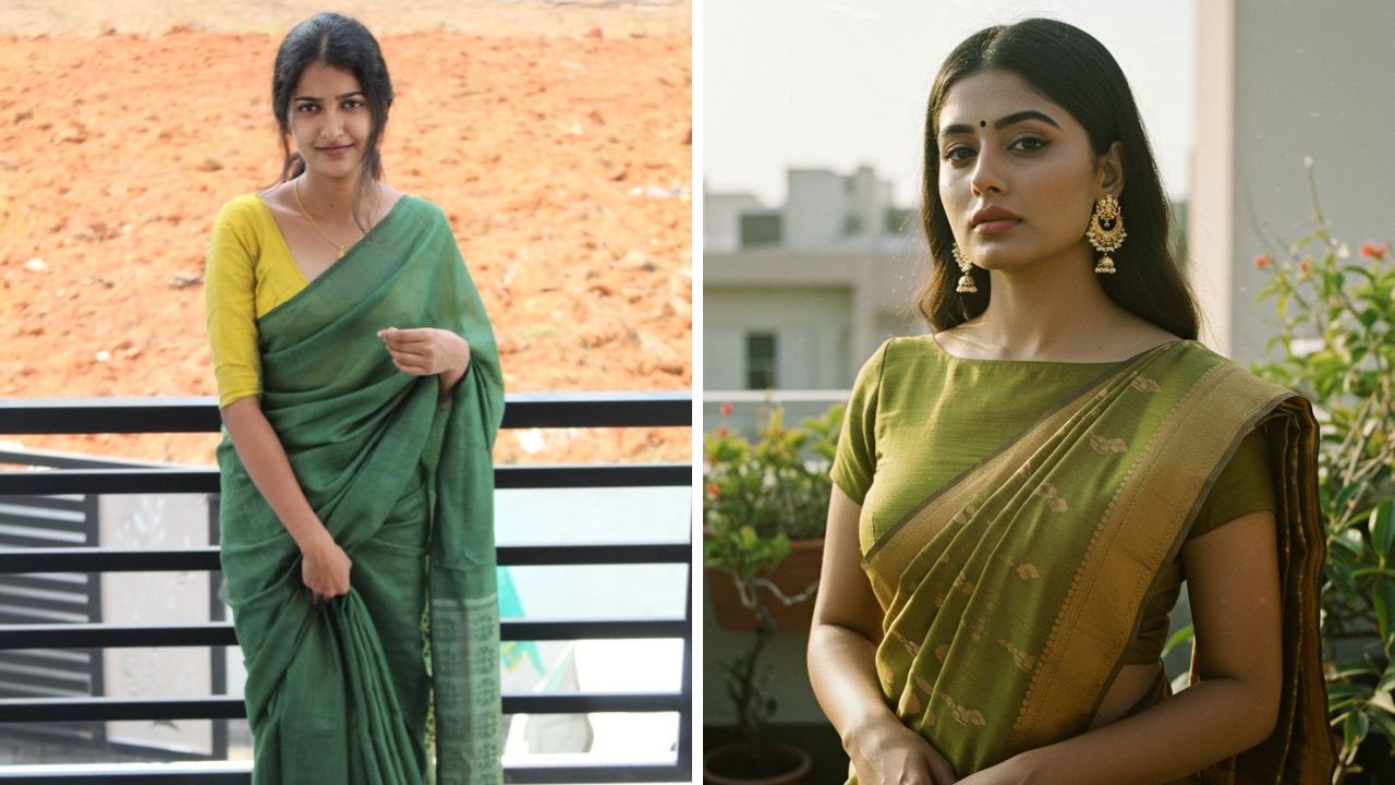 कॉटनची साडी तुम्ही कोणत्याही सणावाराच्या दिवसांमध्ये किंवा कार्यक्रमात नेसू शकता. त्यामुळे साडीला शोभून दिसतील असे साधे दागिने निवडावे. 