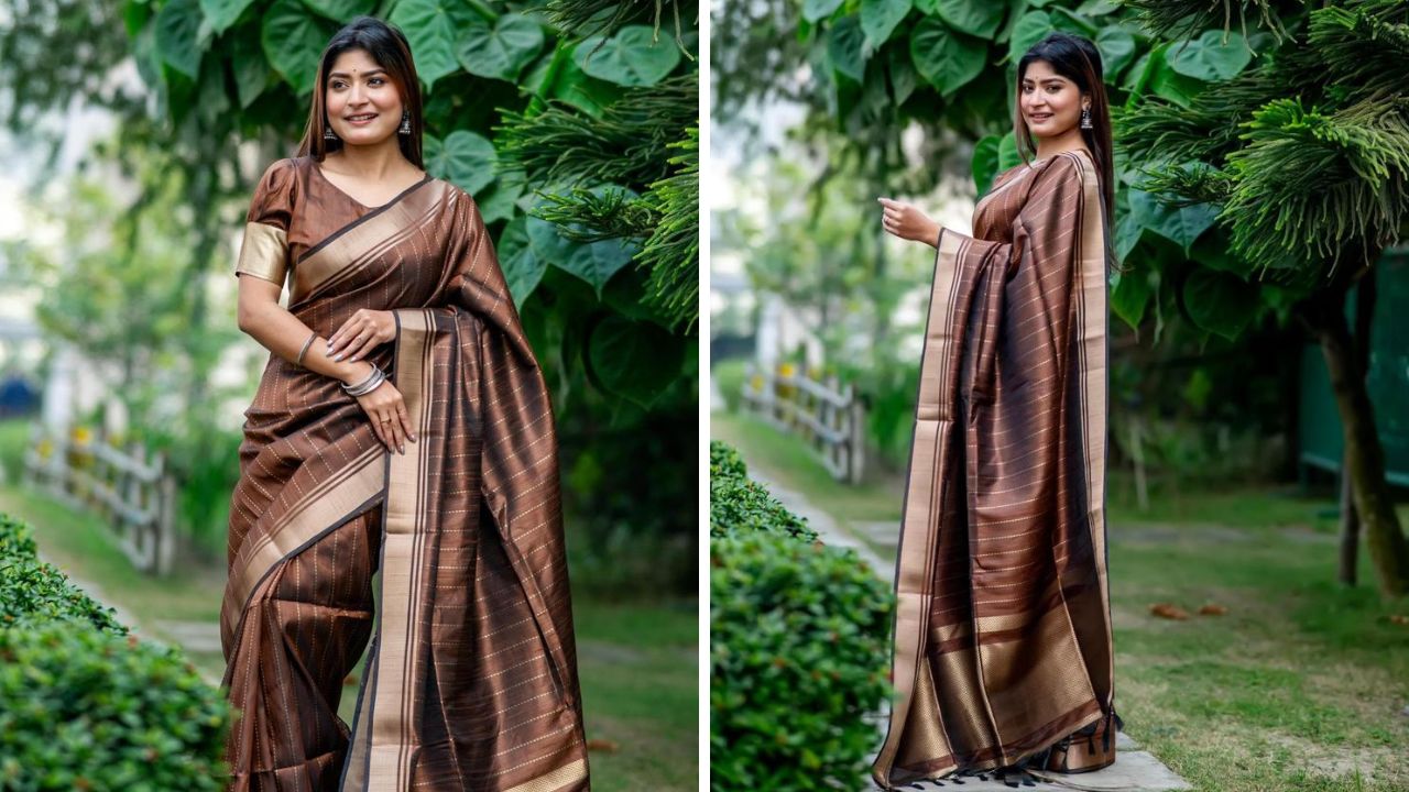 बनारसी ज्यूट सिल्क साड्या बनवण्यासाठी उच्च दर्जाच्या सिल्कचा वापर केला जातो. ही साडी अंगावर नेसल्यानंतर अतिशय सुंदर आणि स्टयलिश लुक देते. 