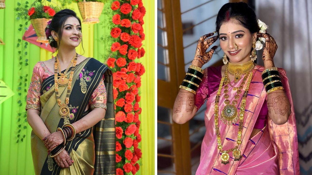 या डिझाईनचे मंगळसूत्र गळ्यात घातल्यानंतर इतर कोणताही दागिना परिधान करण्याची अजिबात आवश्यकता भासणार नाही. कारण भरीव नक्षीकाम करून तयार केलेले मंगळसूत्र गळ्यात अतिशय सुंदर दिसते. 