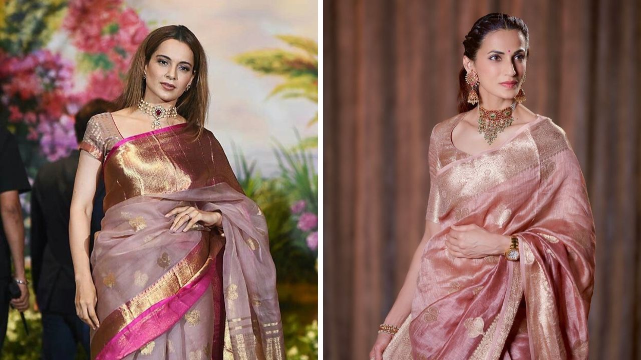 श्रावण महिन्यात अतिशय हलकी आणि उठावदार दिसणारी साडी नेसायची असेल तर तुम्ही चंदेरी सिल्क साडीची निवड करू शकता. अतिशय नाजूक नक्षीकाम आणि चंदेरी जर वापरून बनवलेली साडी तुमचा लुक आणखीनच सुंदर करेल. 